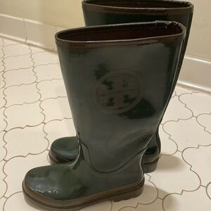 Tory Burch rain boots - like new!